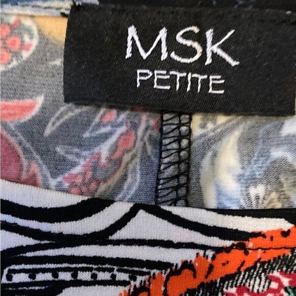 MSK  Paisley Dress Medium - Picture 6 of 8